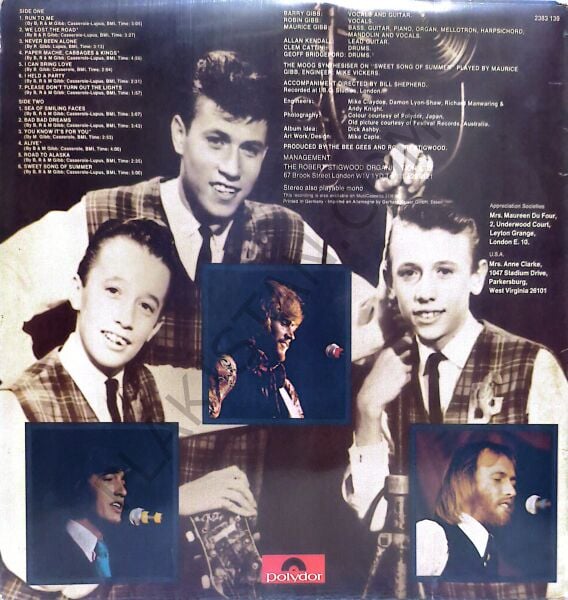 BEE GEES - TO WHOM IT MAY CONCERN 1972 LP  PLAK