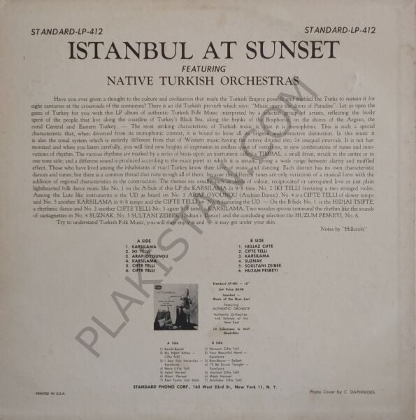 Istanbul At Sunset LP PLAK
