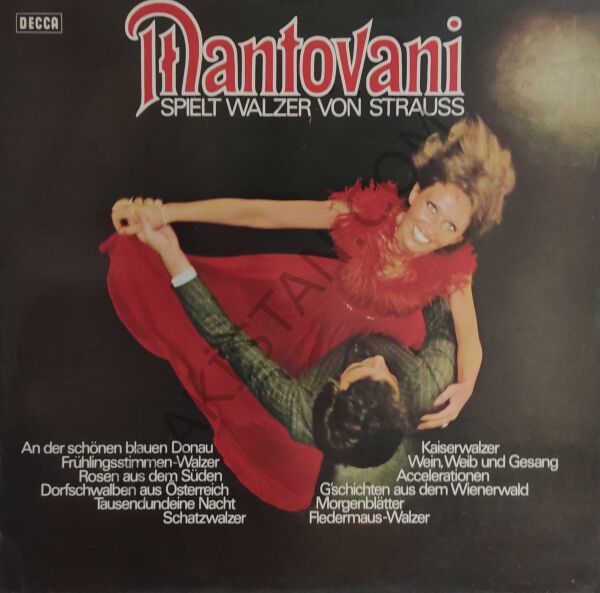 Mantovani – Mantovani Spielt Walzer Von Strauss LP PLAK
