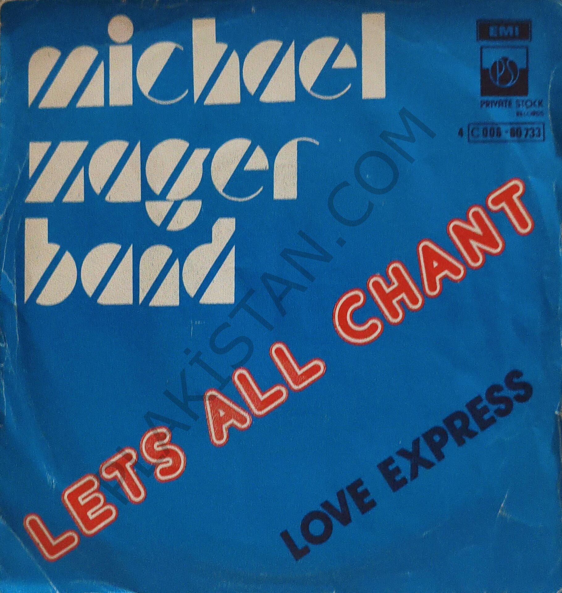Michael Zager Band* – Lets All Chant 45 LİK PLAK