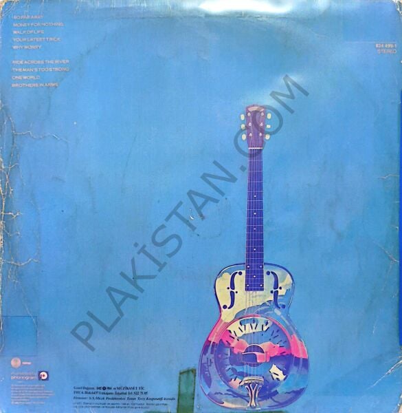 Dire Straits – Brothers In Arms- ( dönem baskı kapak kondisyon 6 ) LP PLAK