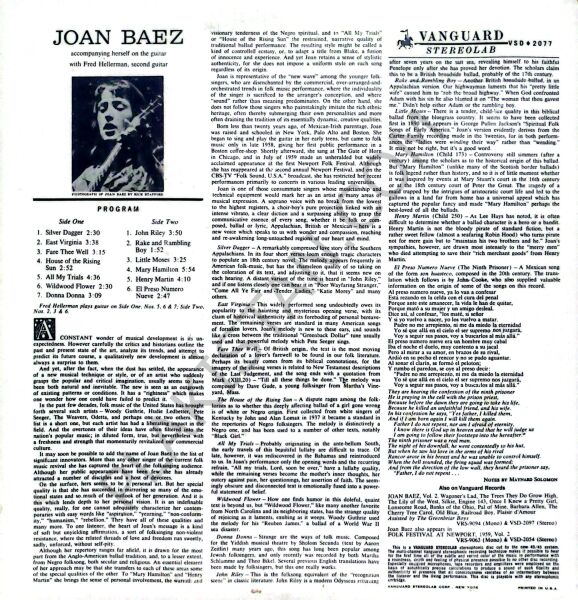 Joan Baez LP PLAK