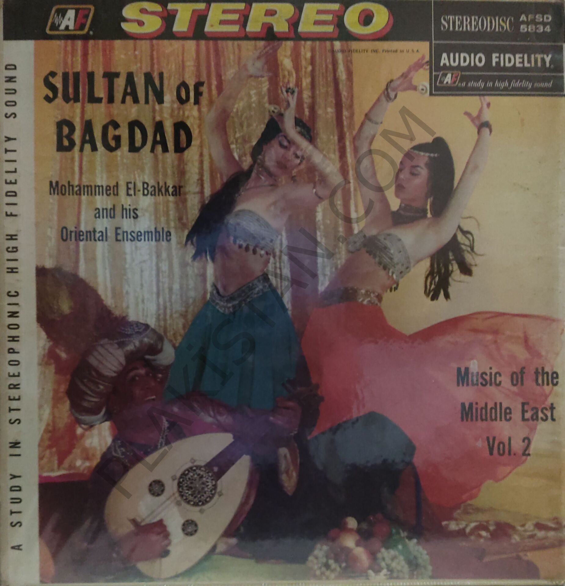 Mohammed El-Bakkar And His Oriental Ensemble* – Sultan Of Bagdad LP PLAK