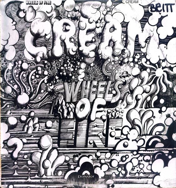 CREAM - WHEELS OF FIRE LP PLAK