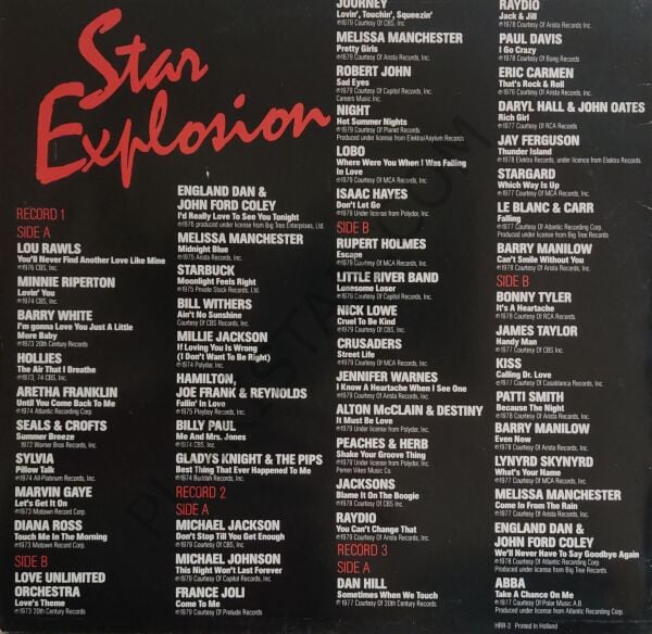 Star Explosion 3 LP PLAK