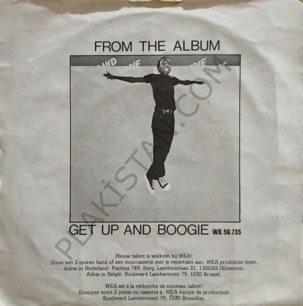 Freddie James – Get Up And Boogie 45 LİK PLAK