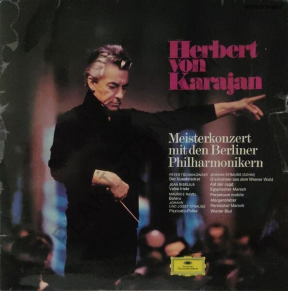 Herbert von Karajan , Berliner Philharmoniker –Berliner Philharmoniker ile Usta KonseriLP PLAK
