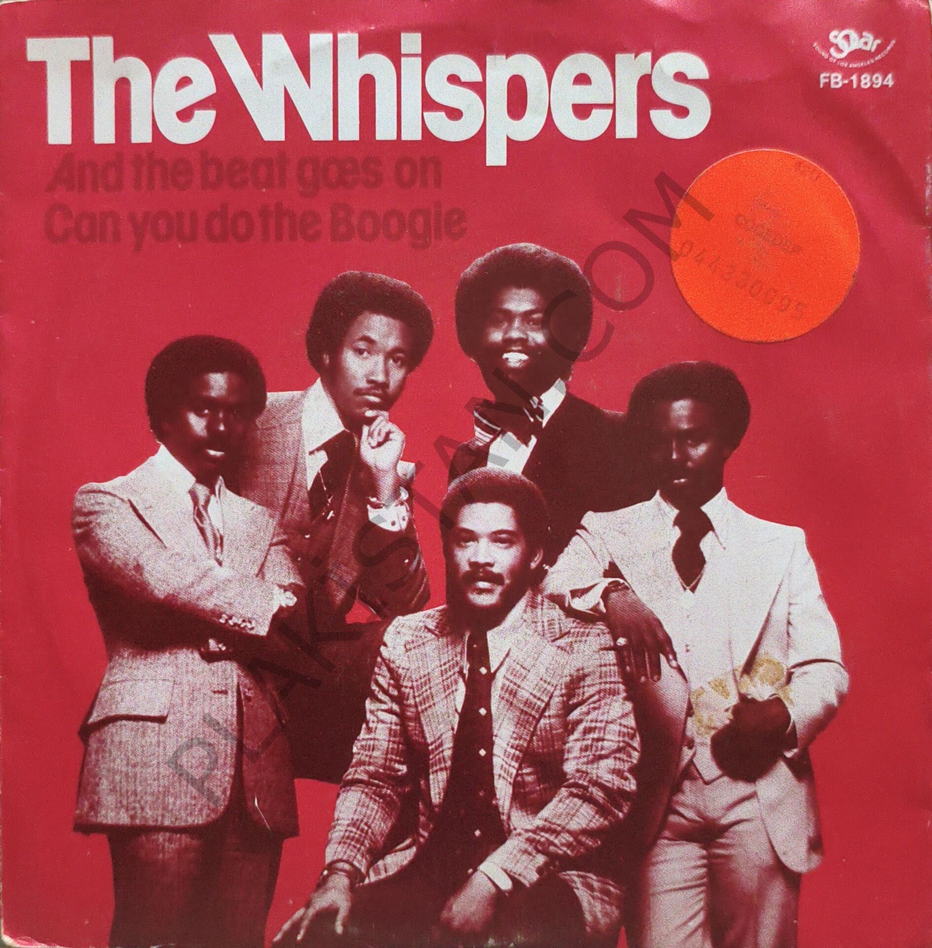 The Whispers – And The Beat Goes On / Can You Do The Boogie 45 LİK PLAK