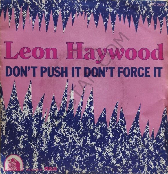 Leon Haywood – Don't Push It Don't Force It 45 LİK PLAK