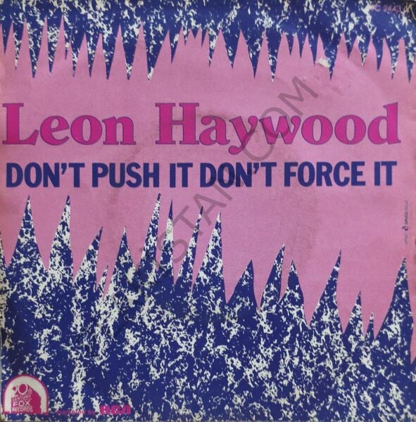 Leon Haywood – Don't Push It Don't Force It 45 LİK PLAK