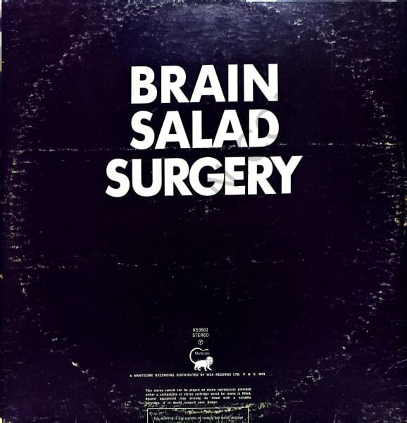 Emerson, Lake & Palmer – Brain Salad Surgery LP PLAK