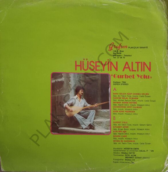 Hüseyin Altın - Gurbet Yolu LP