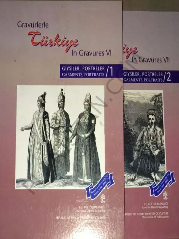 Gravürlerle Türkiye VI – VII : Giysiler, Portreler (2 Cilt)