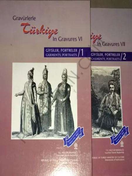 Gravürlerle Türkiye VI – VII : Giysiler, Portreler (2 Cilt)