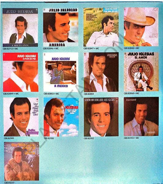 JULIO IGLESIAS - THE 24 GREATEST SONGS 2  LP PLAK