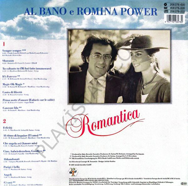 Al Bano & Romina Power – Romantica - Die Großen Erfolge LP PLAK