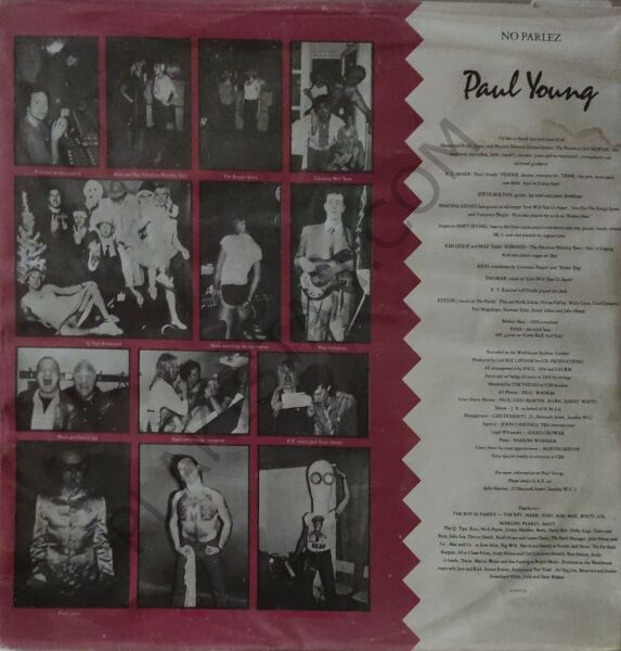 Paul Young ‎– No Parlez  LP PLAK