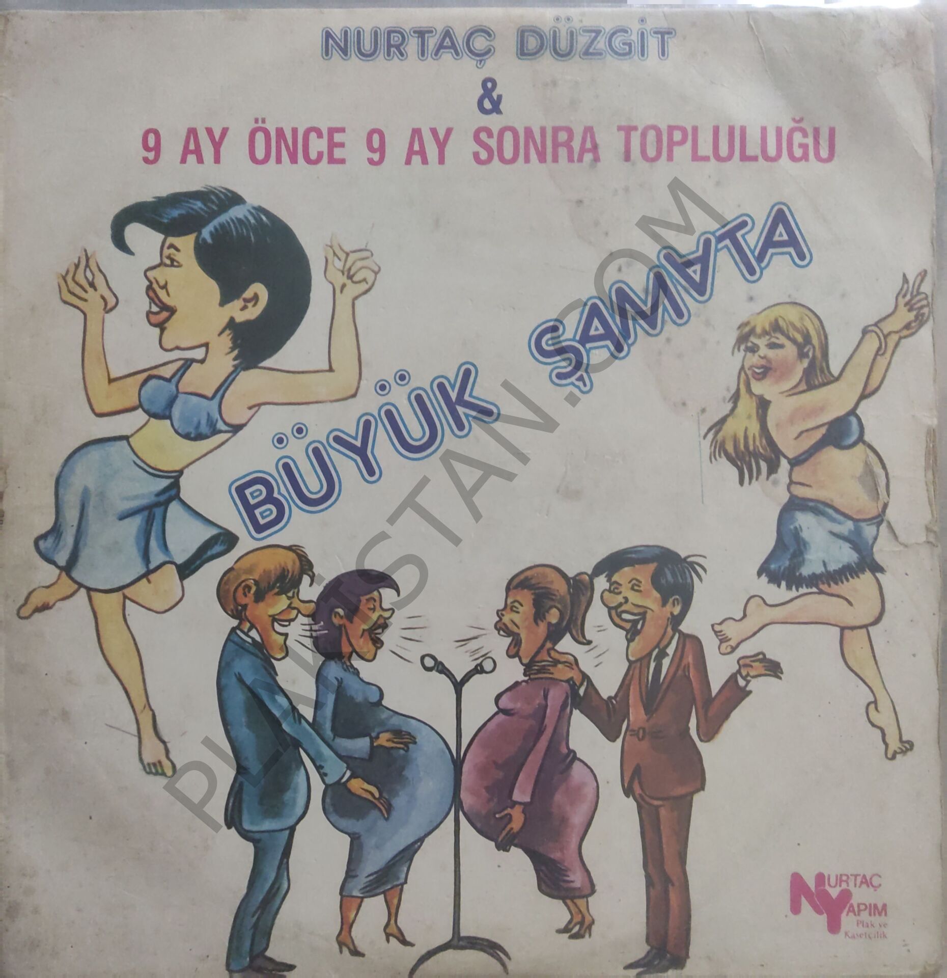 Nurtaç Düzgit 9 Ay Önce 9 Ay Sonra Topluluğu Büyük Şamata 2 LP PLAK