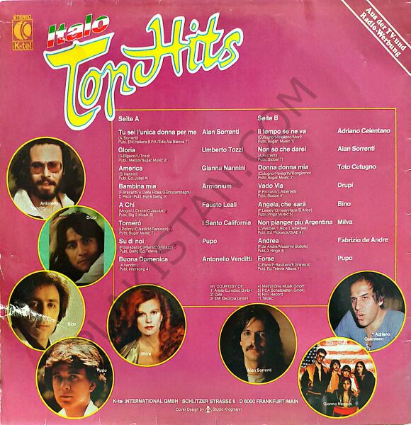 Italo Top Hits LP PLAK