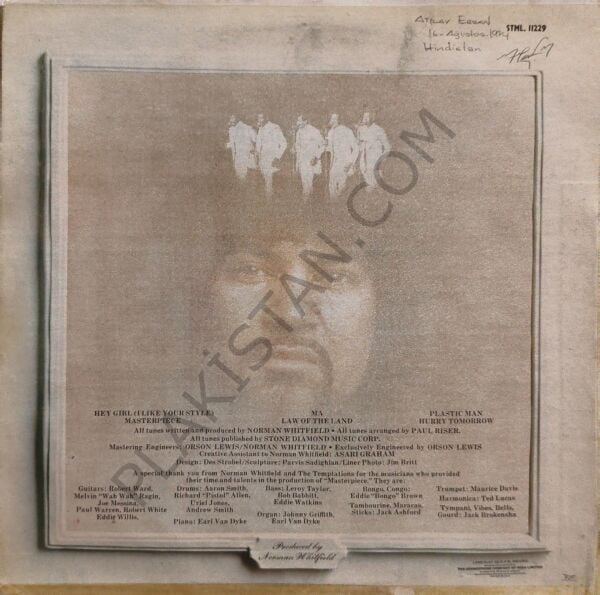 TEMPTATIONS - MASTERPIECE LP PLAK