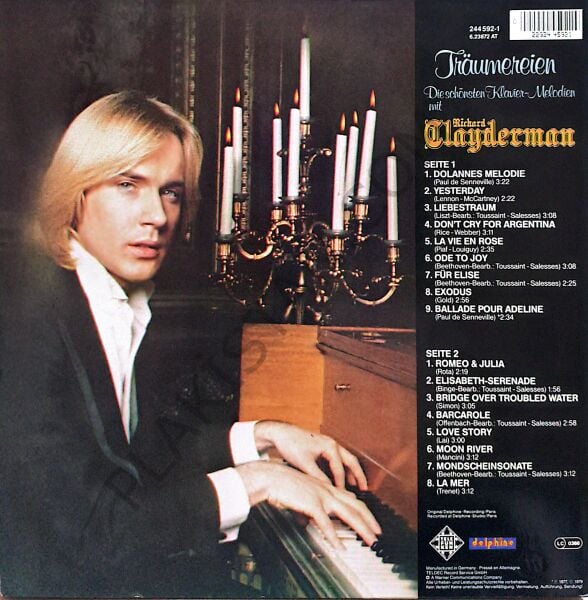 Richard Clayderman &  Rêveries LP PLAK