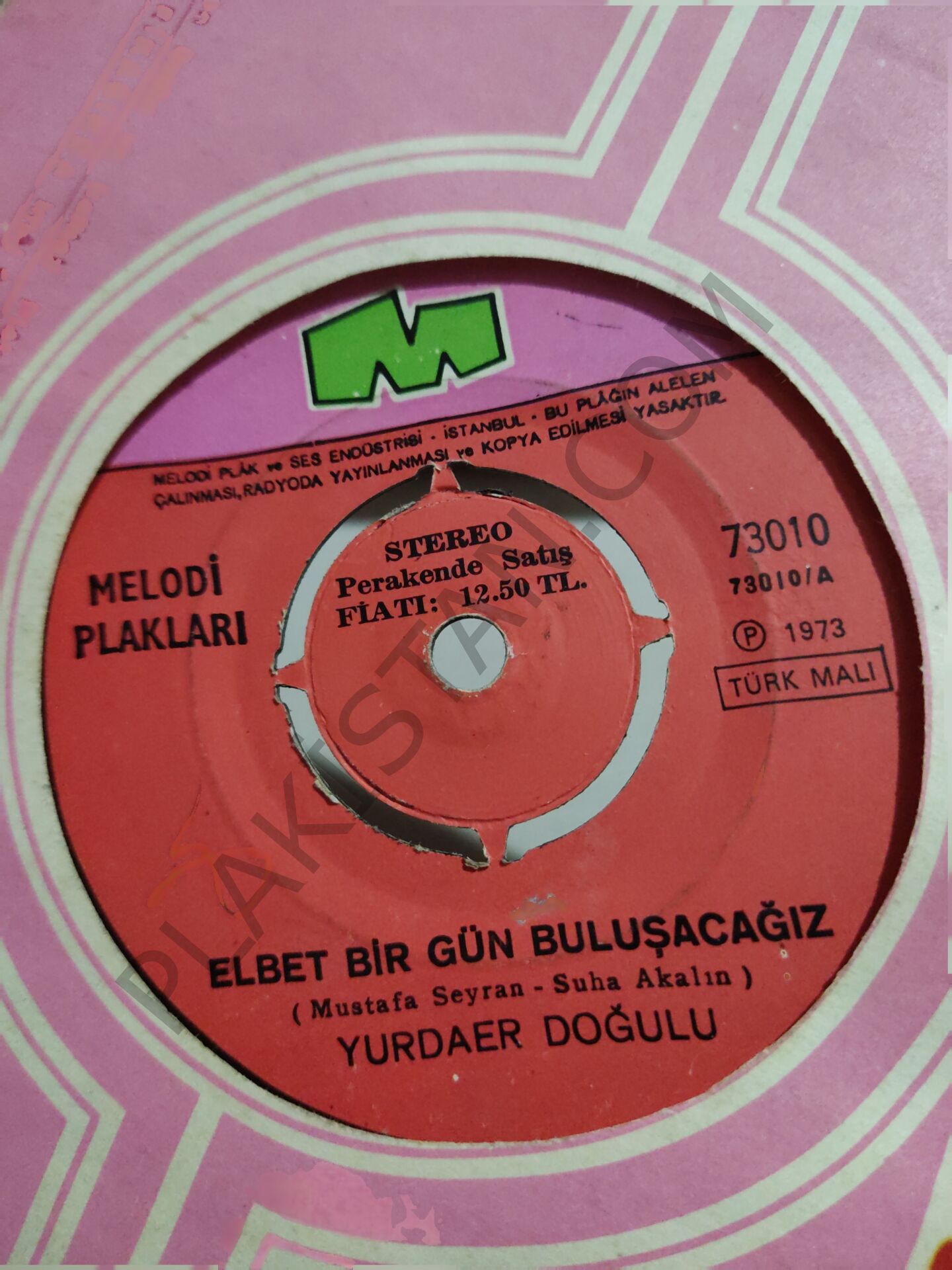 Yurdaer Doğulu - Elbet bir gün buluşacağız 45 lik PLAK