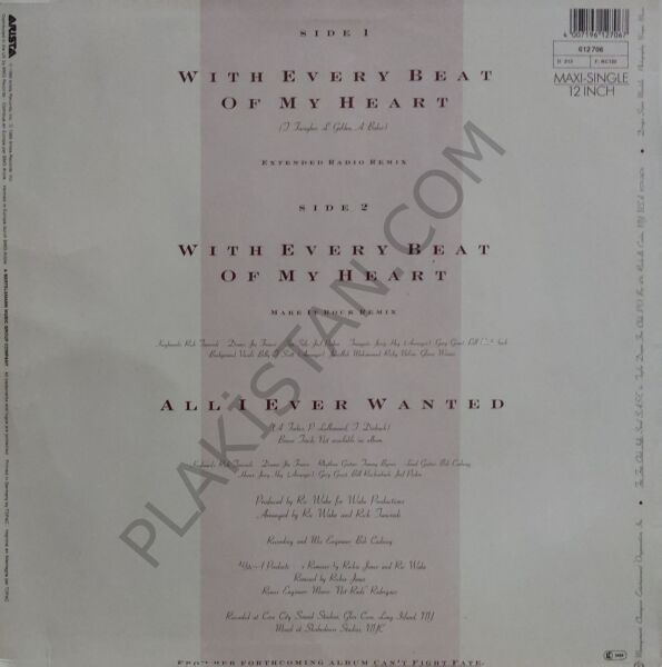 Taylor Dayne – With Every Beat Of My Heart LP PLAK