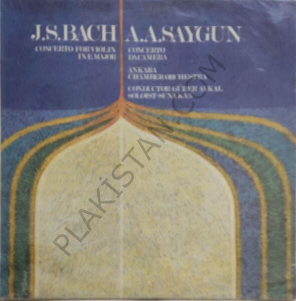 J.S. BACH A.A SAYGUN LP PLAK