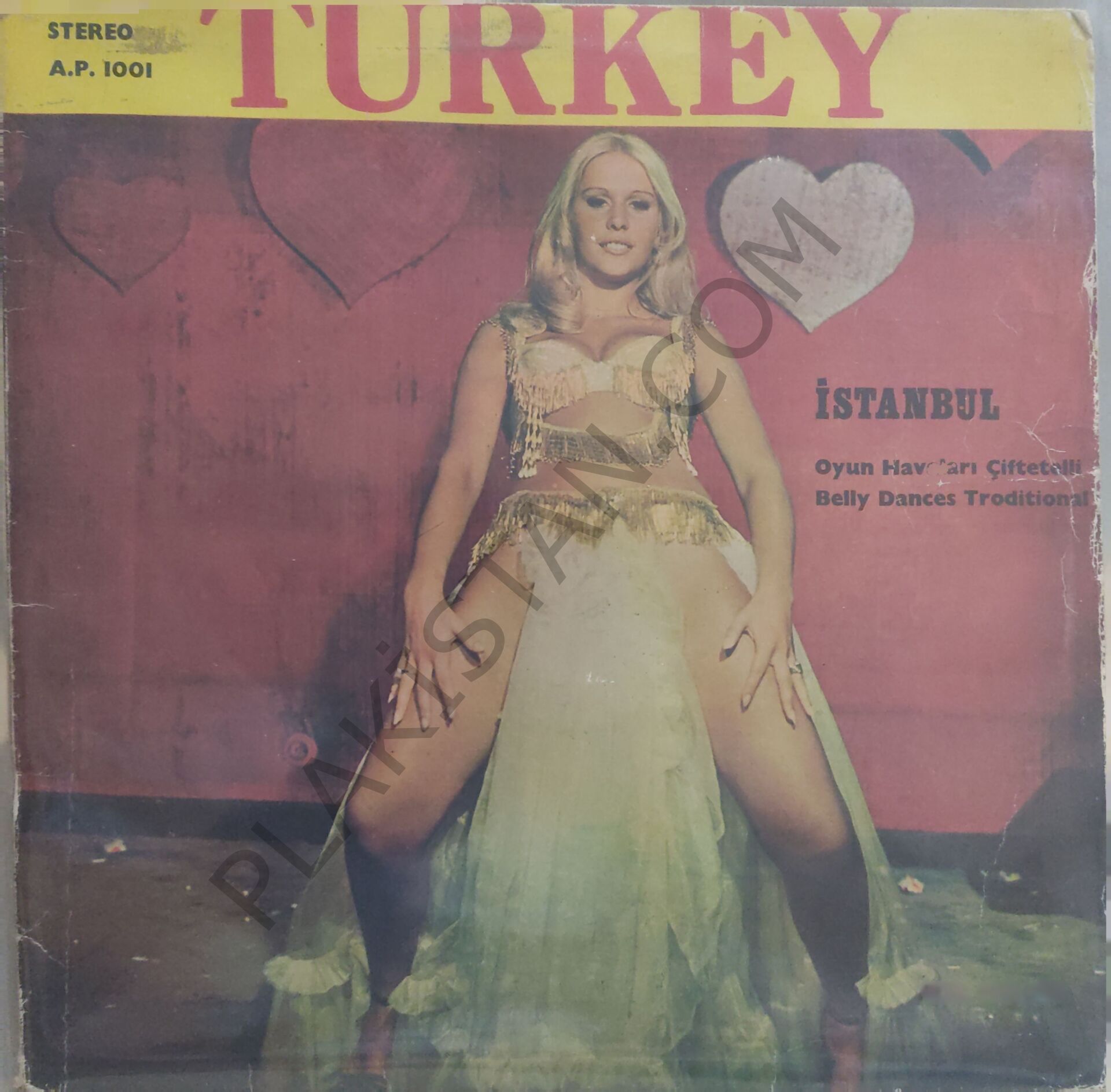 Turkey - İstanbul (Oyun Havaları Çiftetelli / Belly Dances Traditional) LP PLAK