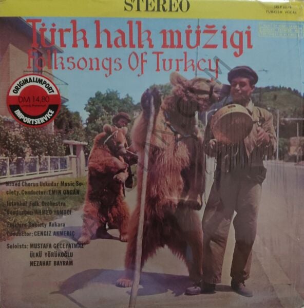 Türk Halk Müžigi = Folksongs Of Turkey LP
