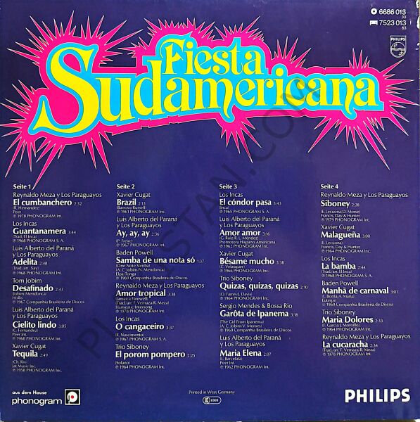 Fiesta Sudamericana - 24 - 2 LP PLAK