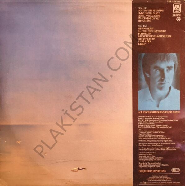 CHRIS DE BURGH - THE GETAWAY LP PLAK