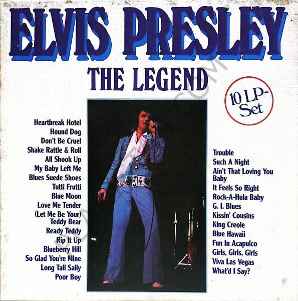 MUSİC Elvis Presley – The Legend BOX SET 10 LP PLAK