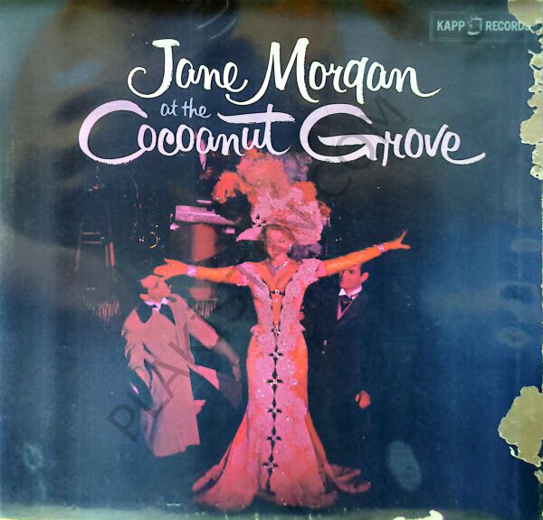 Jane Morgan At The Cocoanut Grove LP PLAK