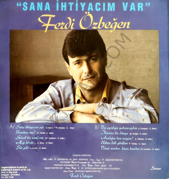 Ferdi Özbeğen Sana İhtiyacım Var LP