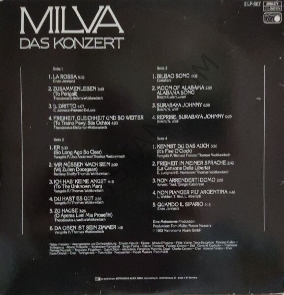 Milva – Das Konzert LP PLAK