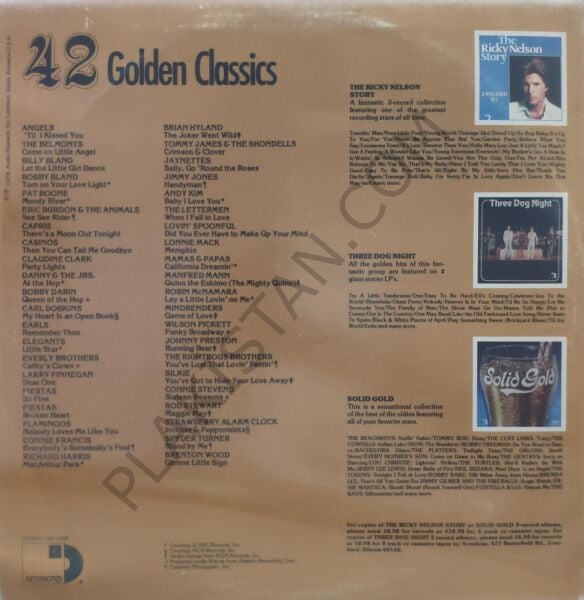 42 Golden Classics 2 LP PLAK