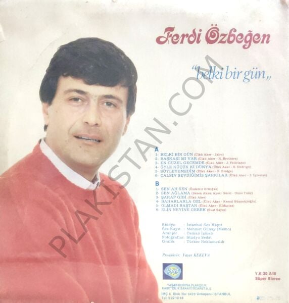 Ferdi Özbeğen Belki Birgün LP PLAK