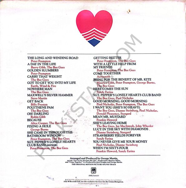 Sgt. Pepper's Lonely Hearts Club Band LP PLAK