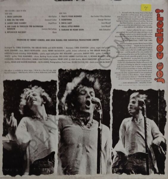 Joe Cocker LP PLAK