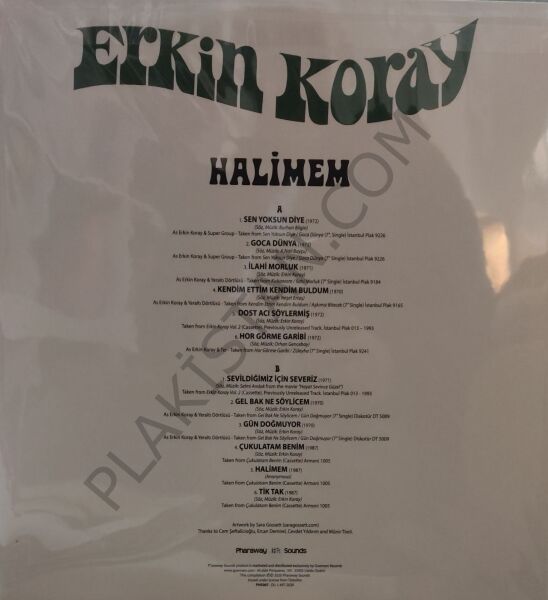 Erkin Koray Halimem Siyah LP