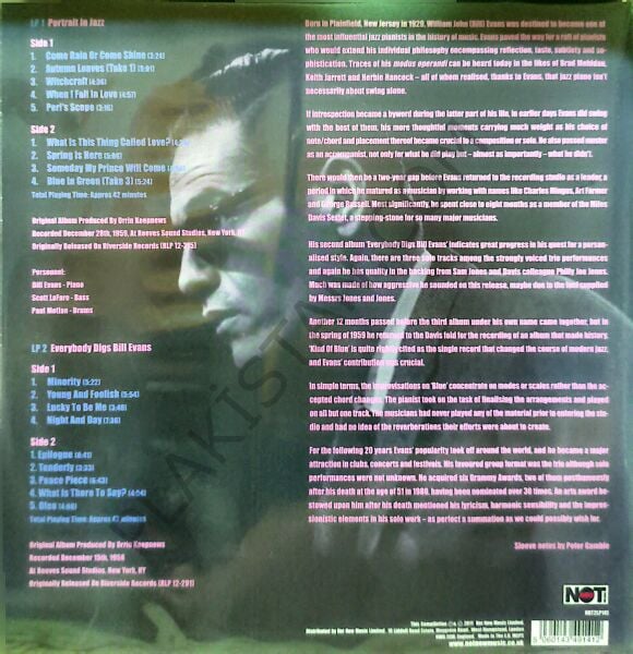 Bill Evans – Sharp Notes LP PLAK