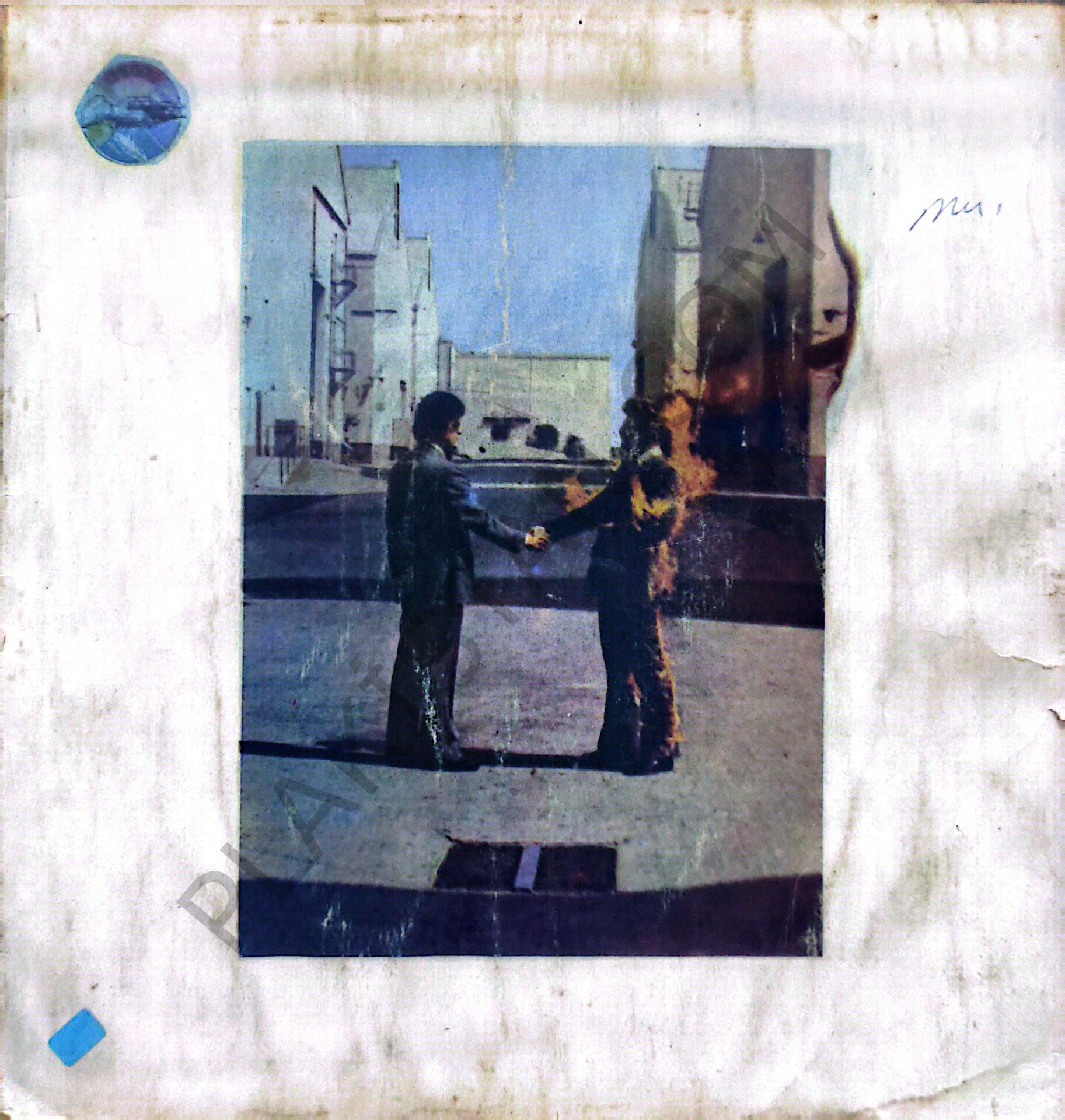Pink Floyd – ( kapakta anı yazıları var ) Wish You Were Here LP PLAK