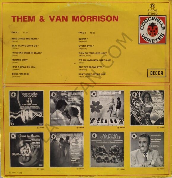Them (3) Avec Van Morrison – Them Avec Van Morrison LP PLAK