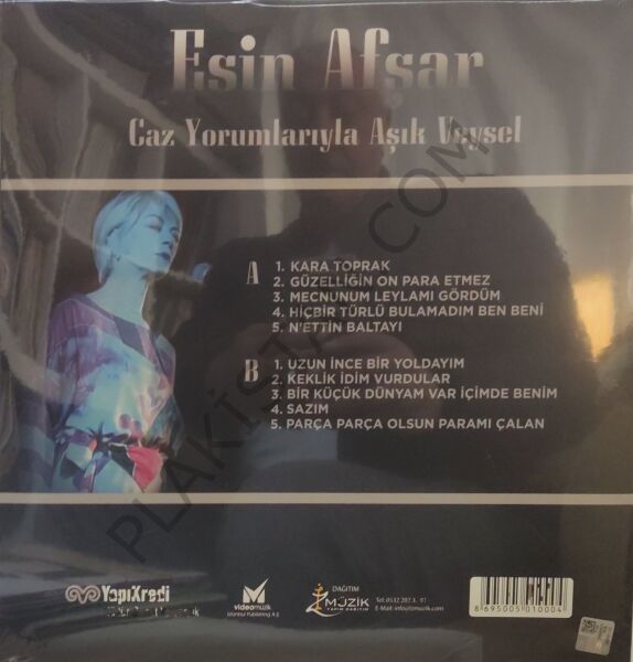 Esin Afşar – Caz Yorumlarıyla Aşık Veysel Plak Yeni Baskı LP