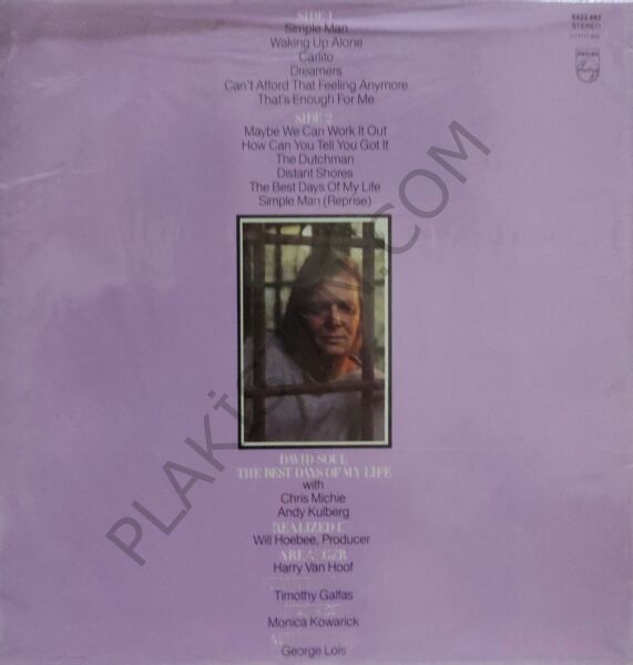 David Soul – Los Mejores Días de Mi Vida LP PLAK