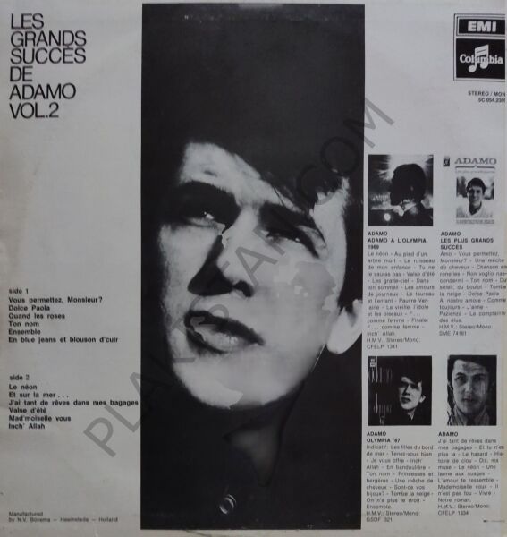 Adamo – The Sensational LP PLAK