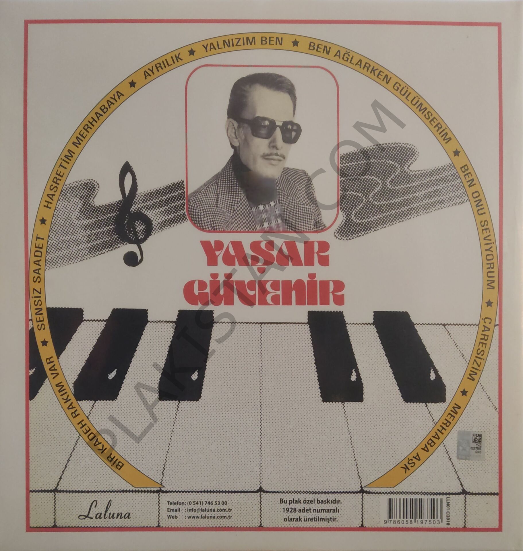 Yaşar Güvenir: Sensiz Saadet Special Edition Numaralı 1.Baskı LP
