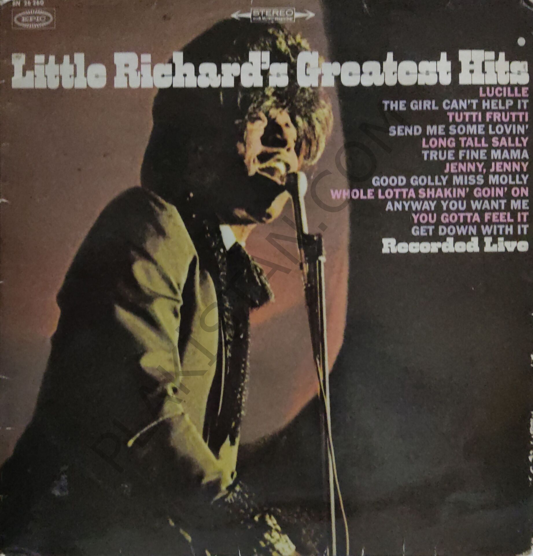 Little Richard – Greatest Hits Recorded Live LP PLAK