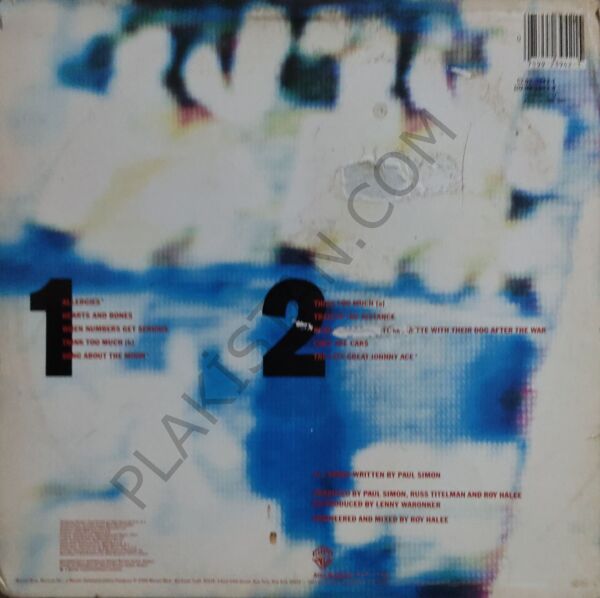 Paul Simon Hearts And Bones LP PLAK